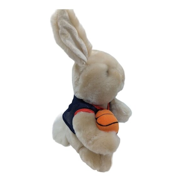 Dan Dee Basketball Stuffed Bunny Plush Animal Easter  12in  soft - Picture 9 of 11